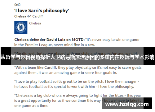 从哲学与逻辑视角探析大卫路易斯落选原因的多重内在逻辑与学术影响